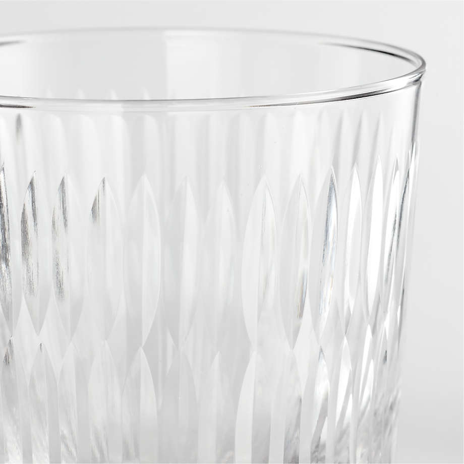 Niels 8-Oz. Etched Double Old-Fashioned Glass