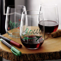 Aspen 9-Oz. Stemless Flute Glass