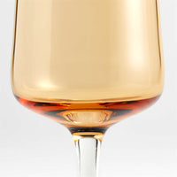 Ingrid Amber Champagne Glass